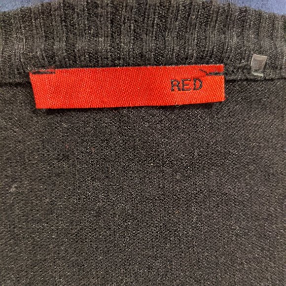 Zip Up Black and White Striped Sweater - Picture 5 of 5